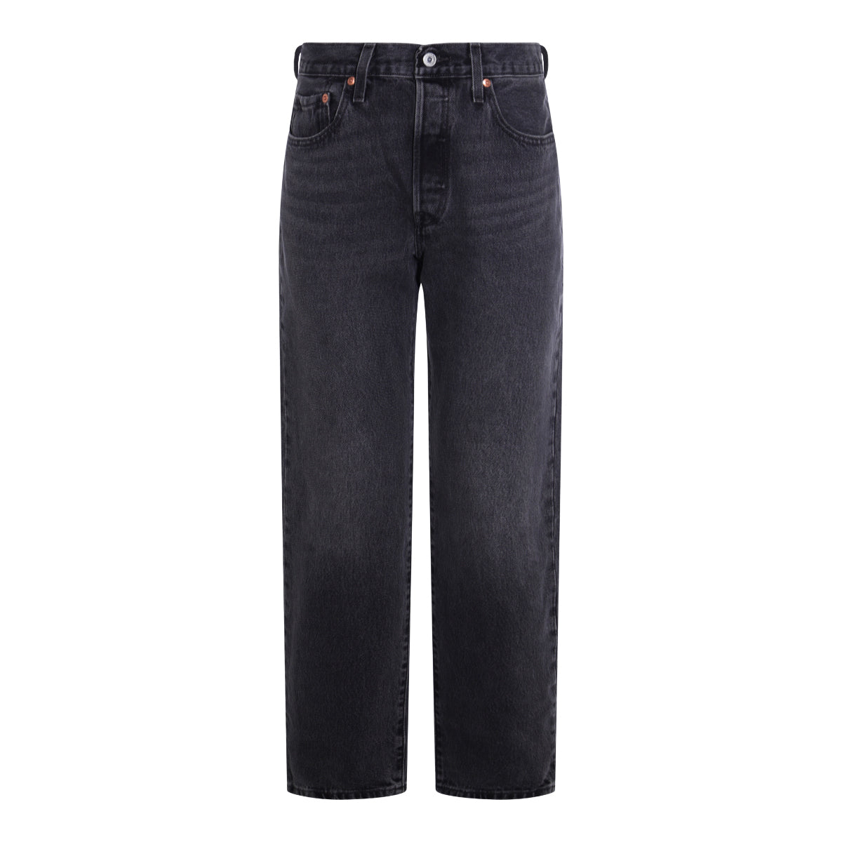 BLACK COTTON 502 DENIM JEANS