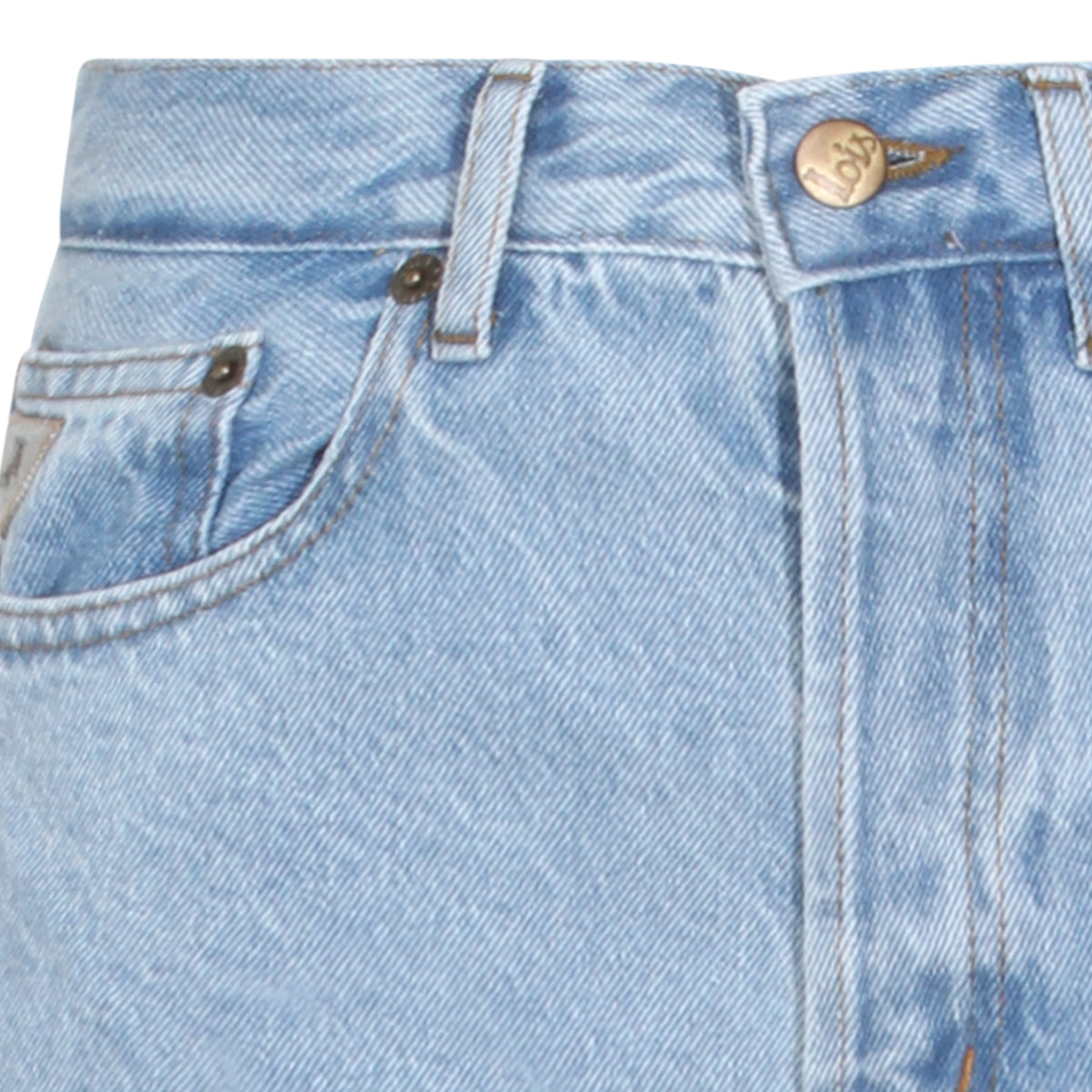LIGHT BLUE COTTON JEANS