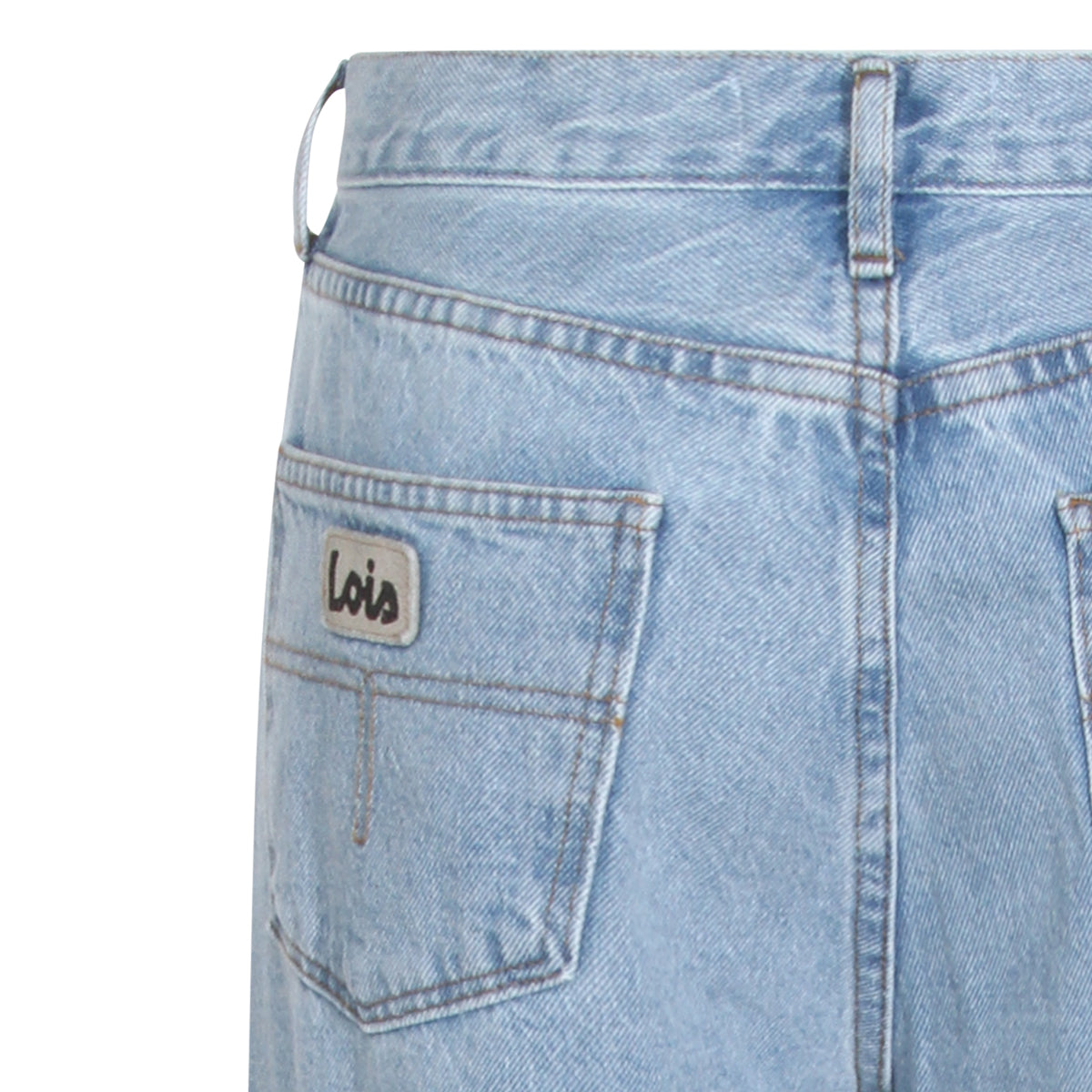 LIGHT BLUE COTTON JEANS