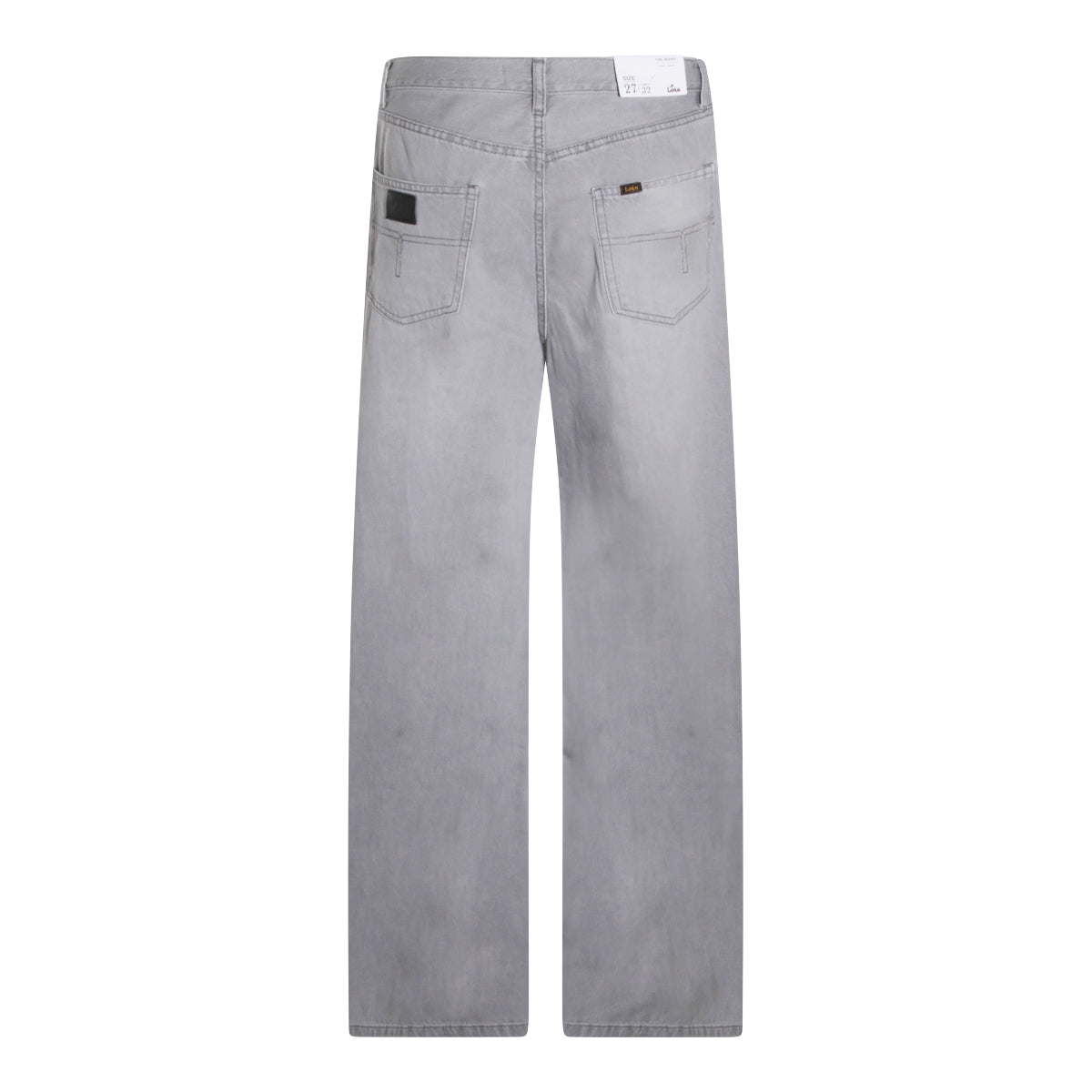 LUMINOUS GREY DENIM LOOSE SKATER JEANS