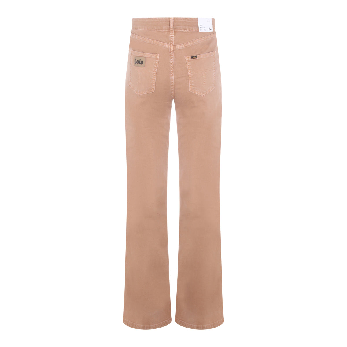 BEIGE COTTON JEANS