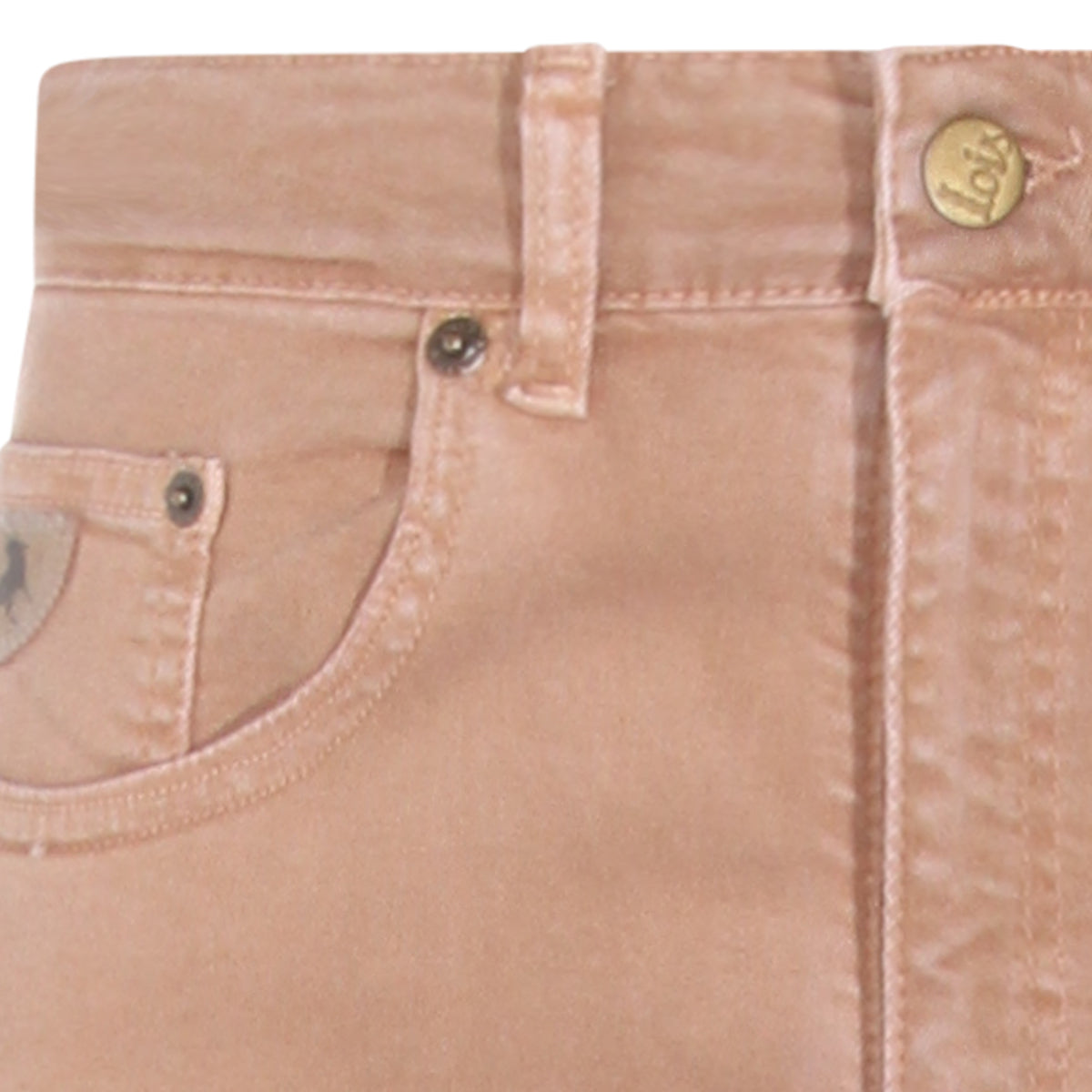 BEIGE COTTON JEANS