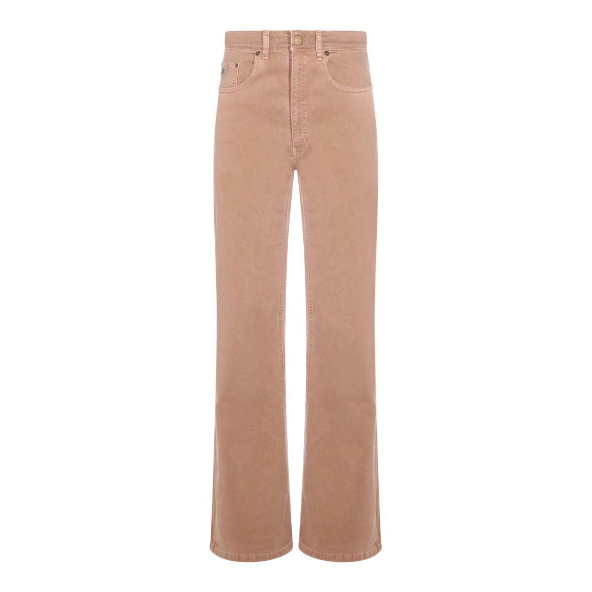 BEIGE COTTON JEANS