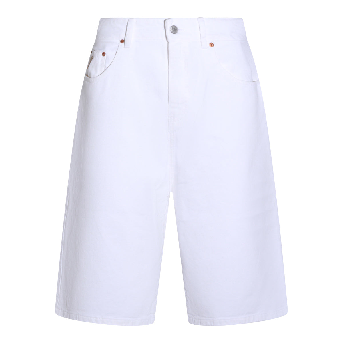 WHITE COTTON CAMILLE SHORT
