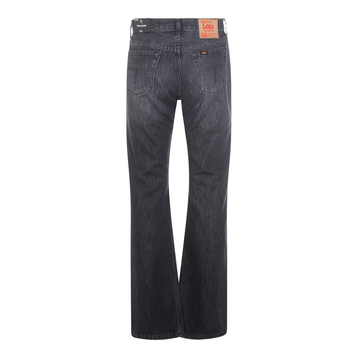 BLACK COTTON JEANS