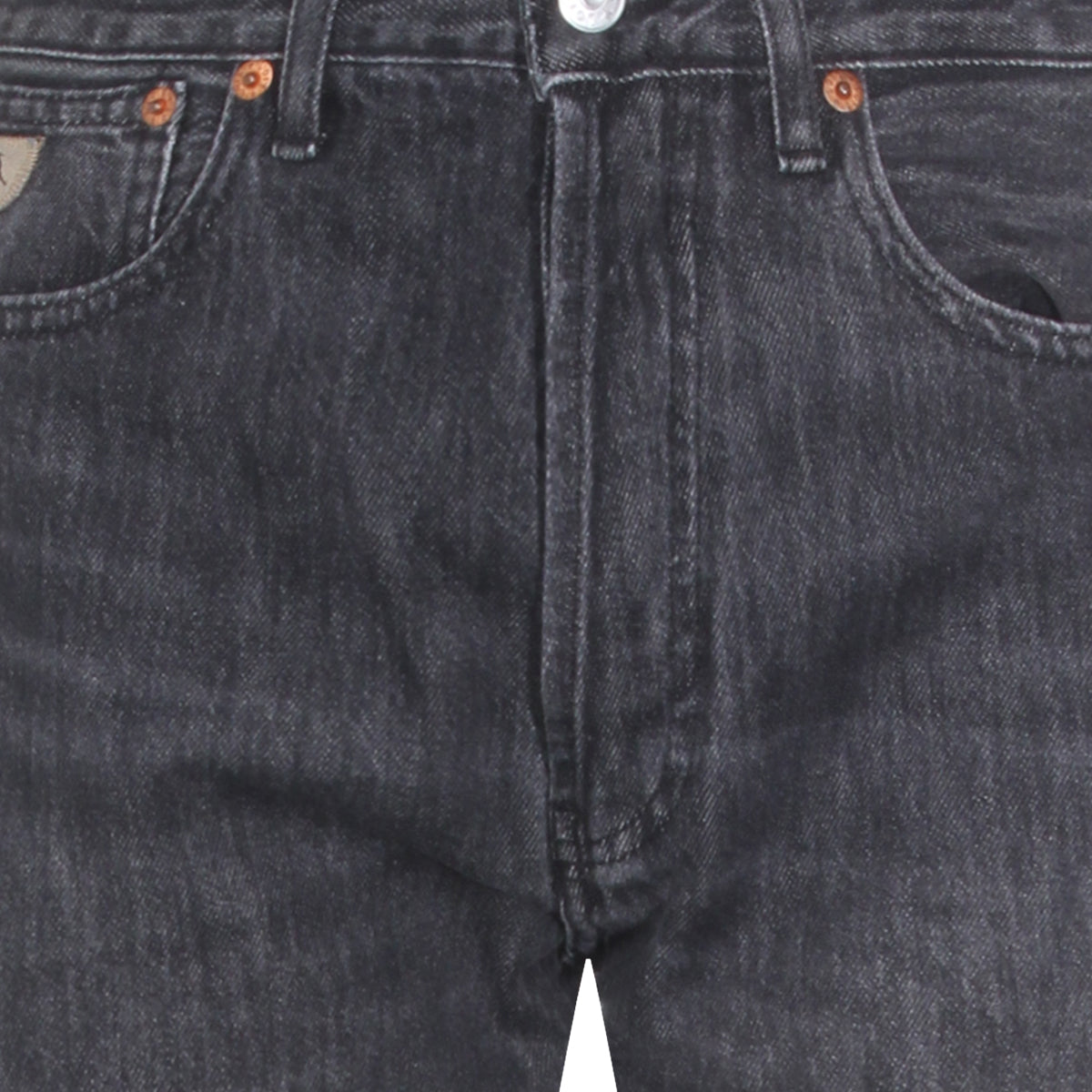 BLACK COTTON JEANS