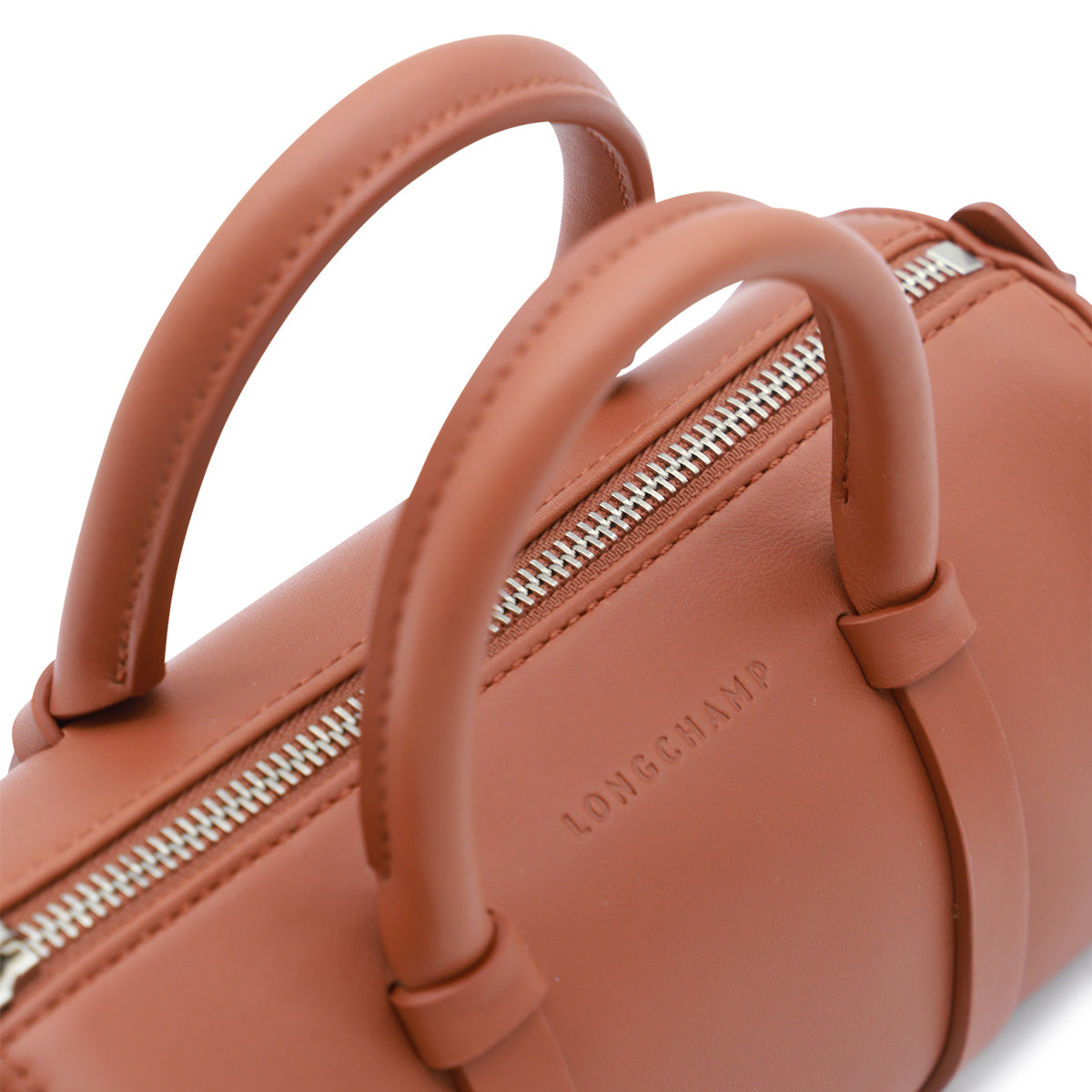 COGNAC LEATHER S DAYLONG TOP HANDLE BAG