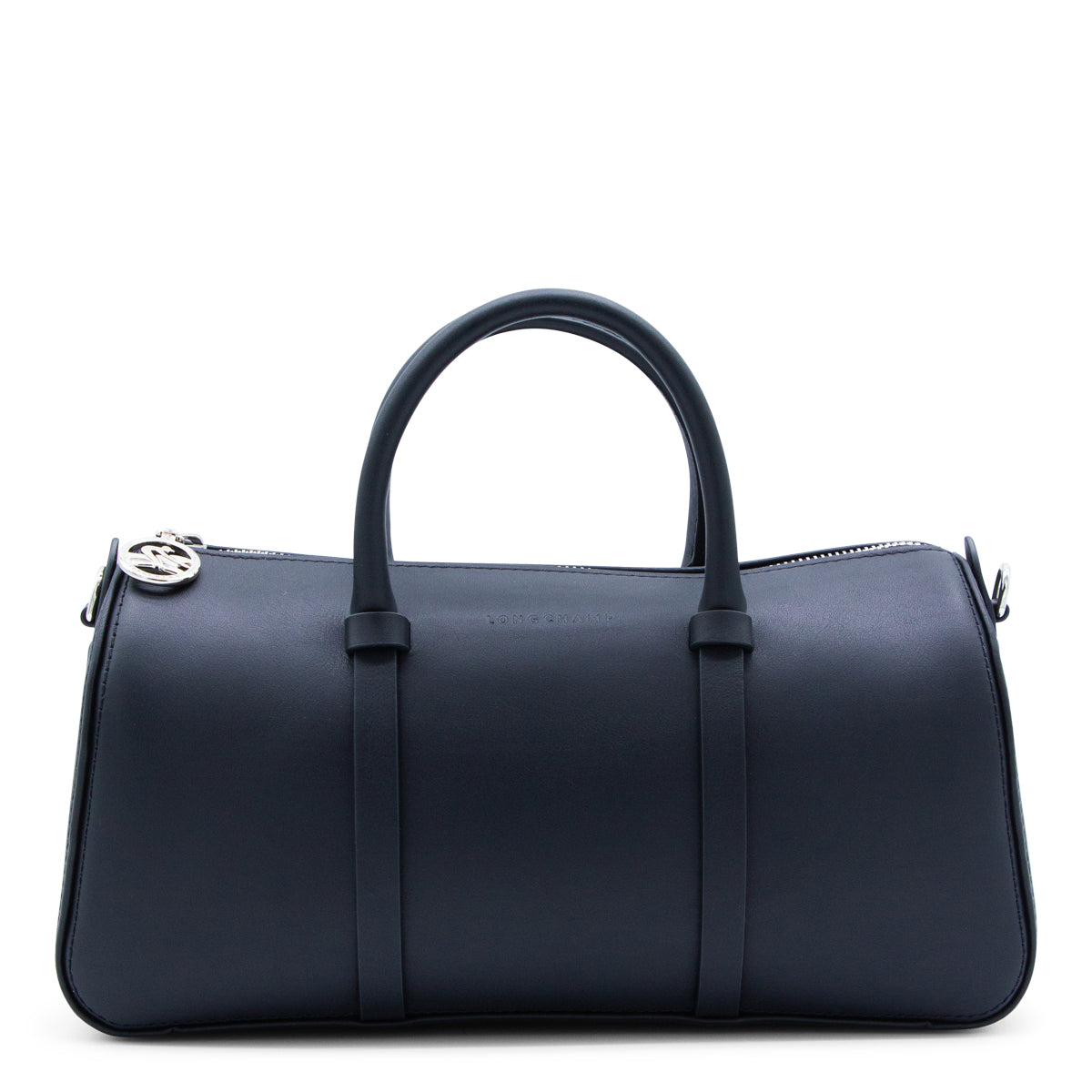 BLACK LEATHER M DAYLONG TOTE BAG