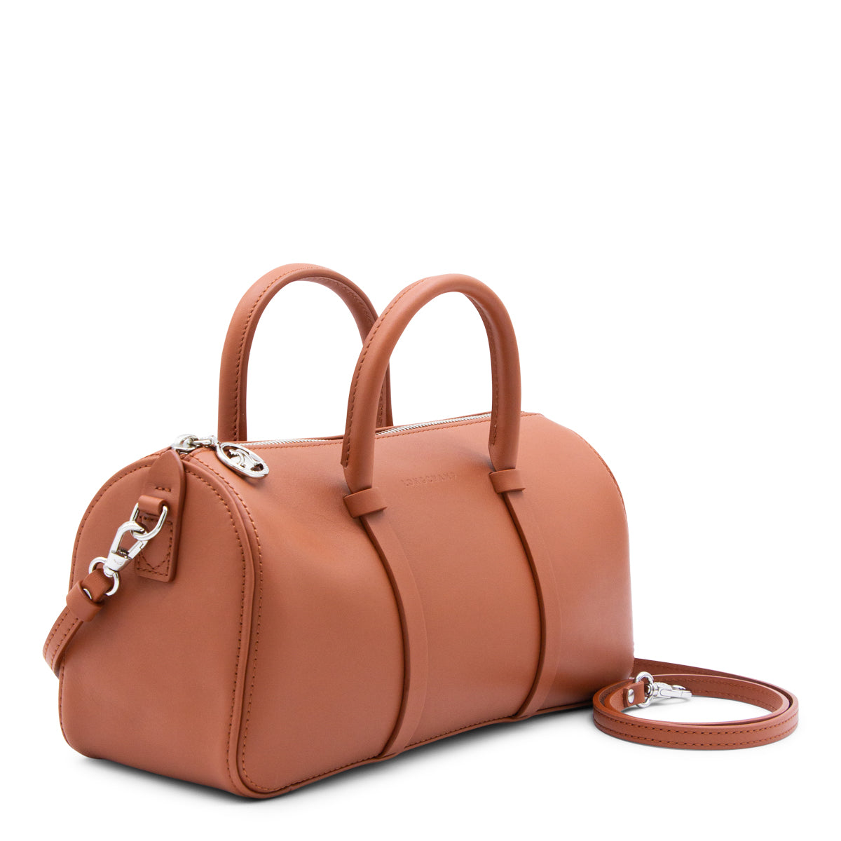 BROWN LEATHER M DAYLONG TOTE BAG