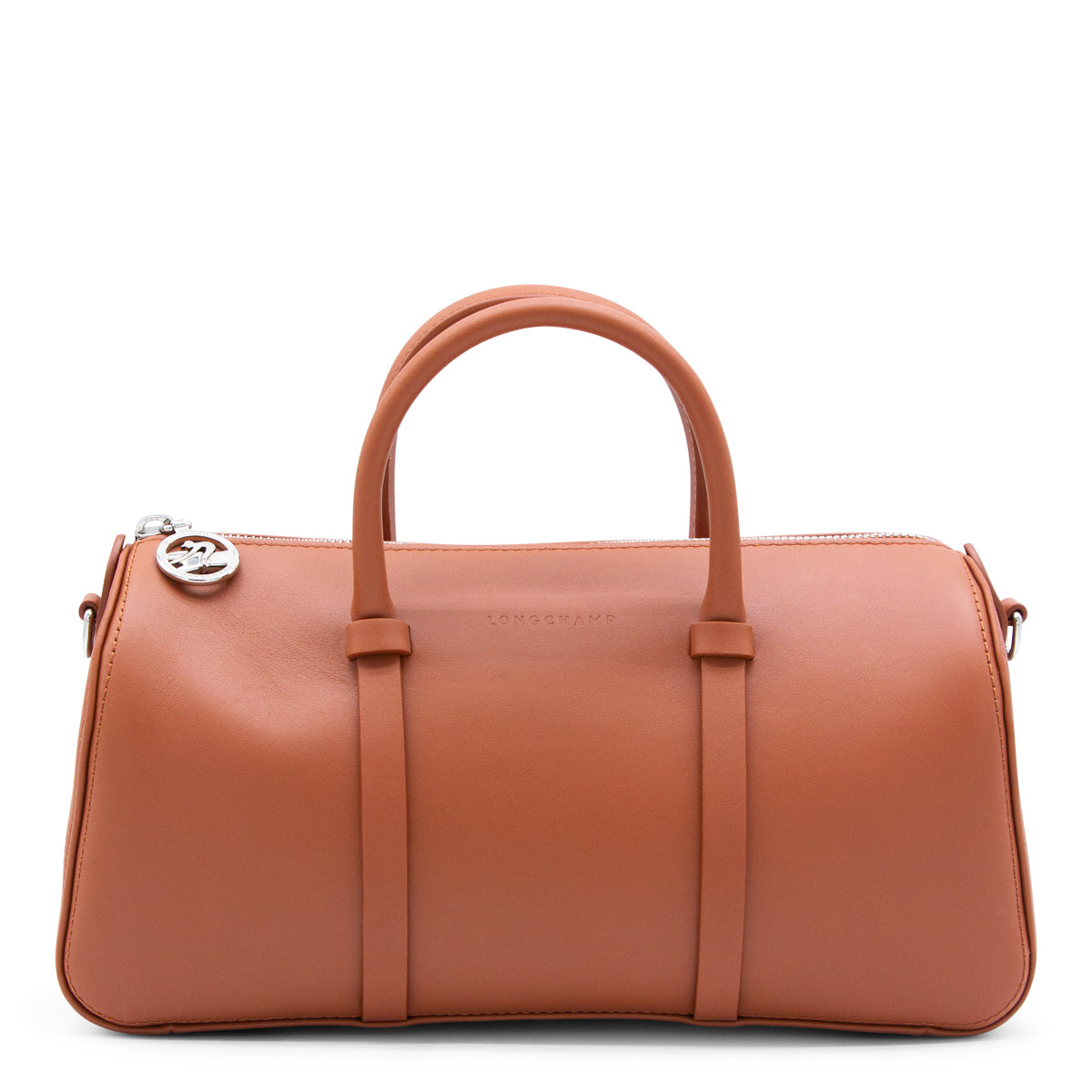 BROWN LEATHER M DAYLONG TOTE BAG