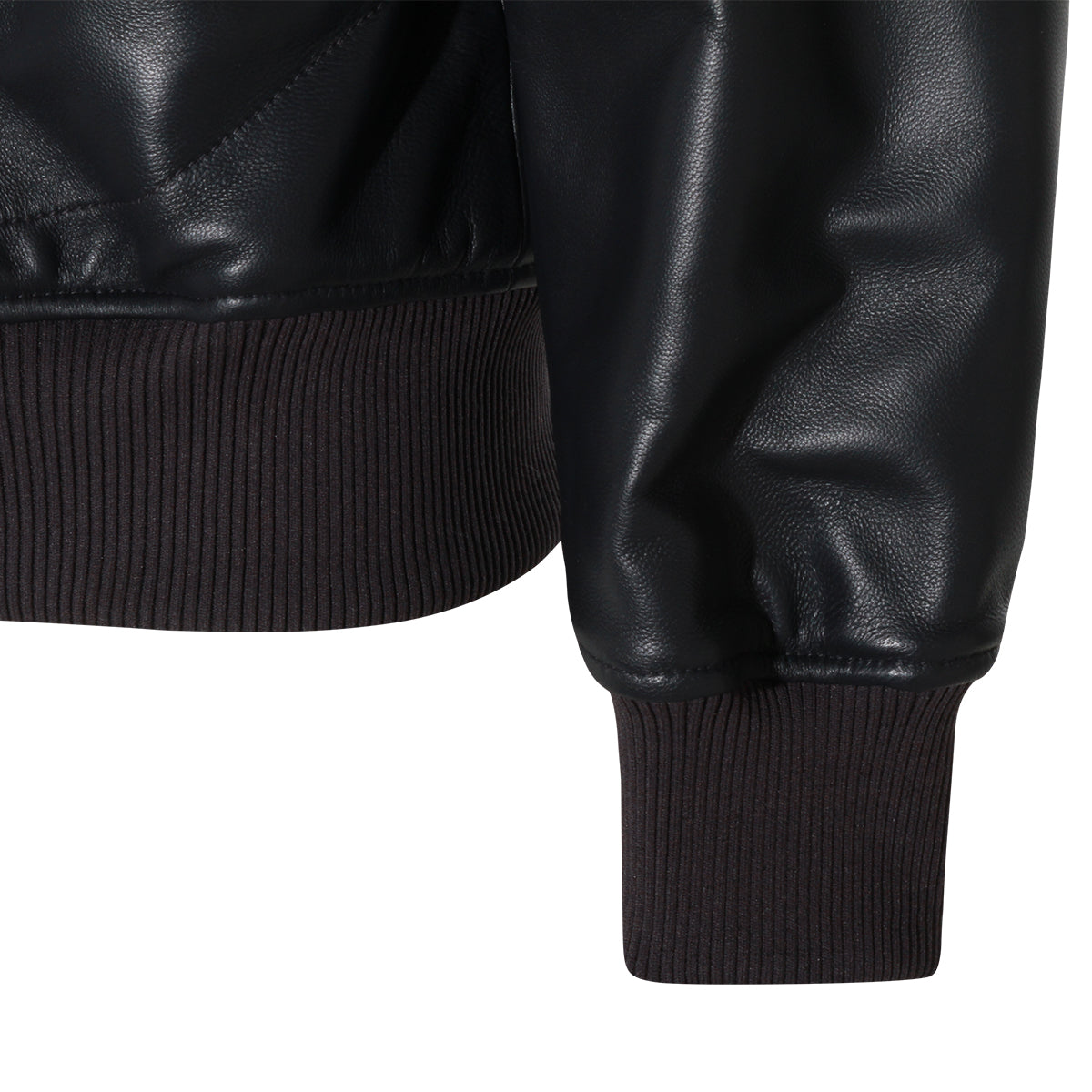 BLACK REVERSIBLE LEATHER JACKET