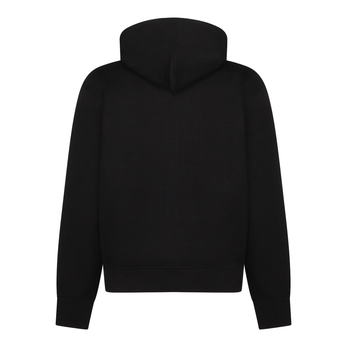 BLACK COTTON SWEATSHIRT