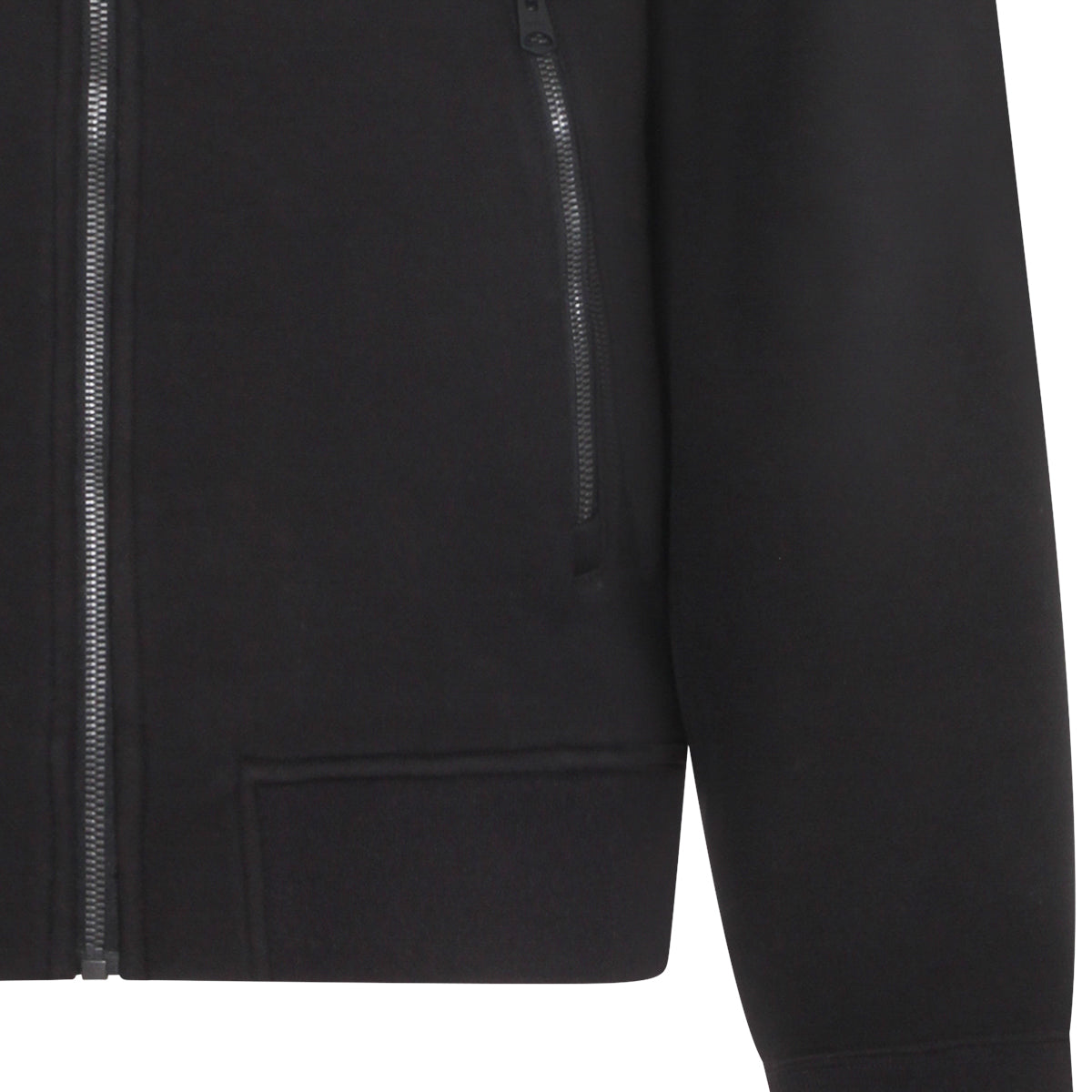 BLACK COTTON SWEATSHIRT