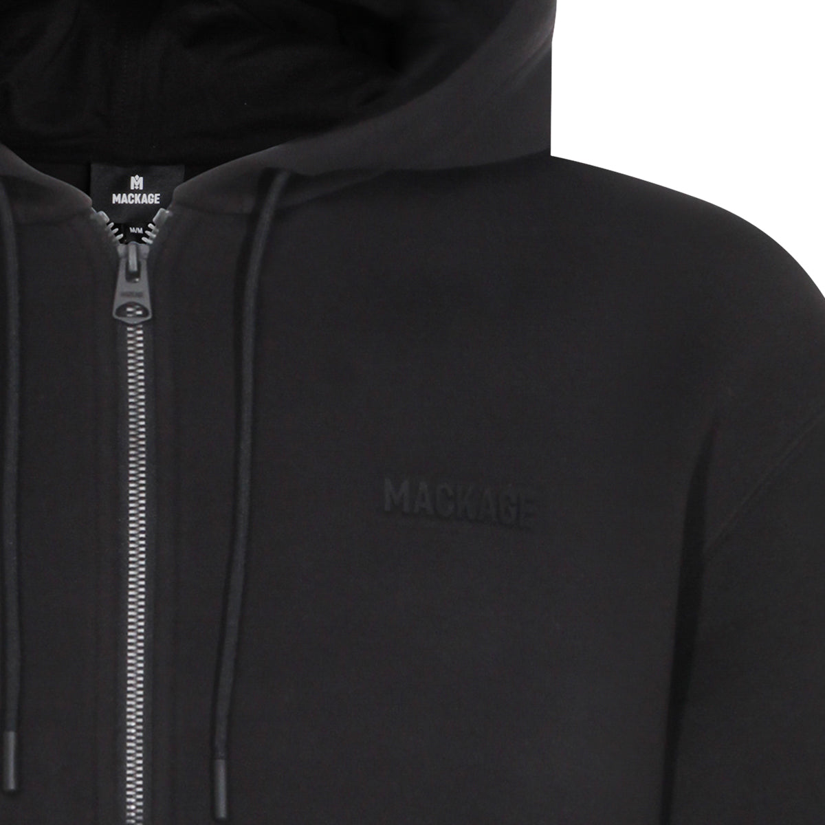 BLACK COTTON SWEATSHIRT