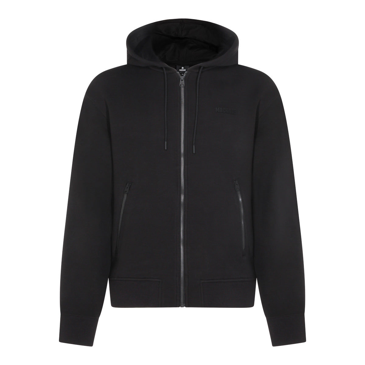 BLACK COTTON SWEATSHIRT