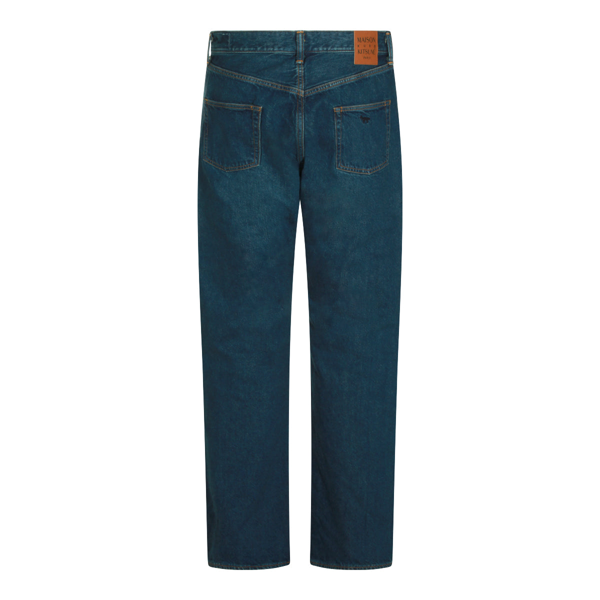DARK BLUE COTTON DENIM JEANS