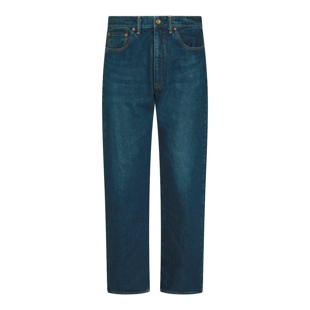 DARK BLUE COTTON DENIM JEANS