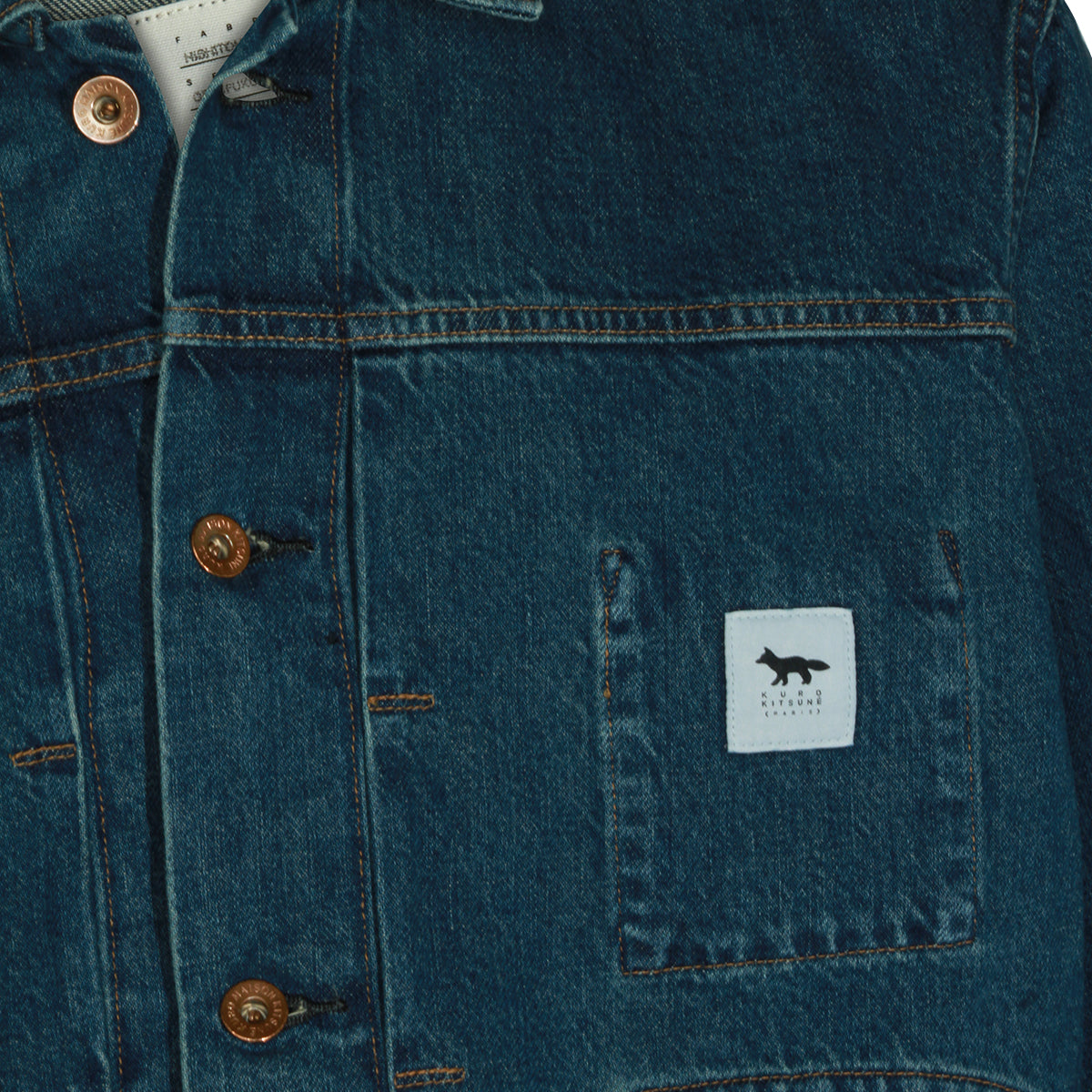 FADED INDIGO DENIM JACKET