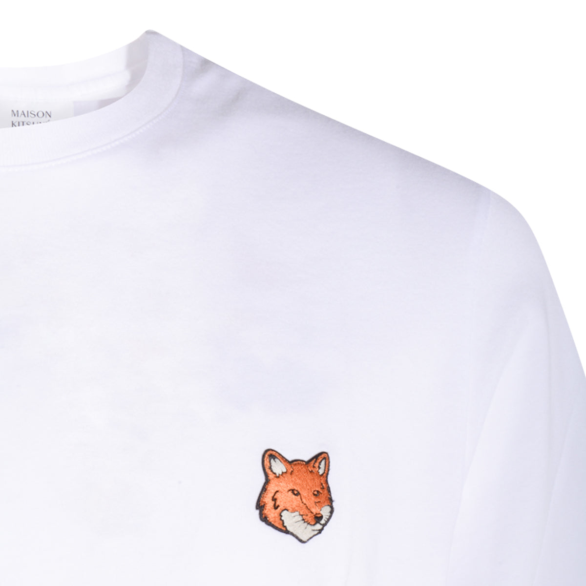 WHITE COTTON T-SHIRT