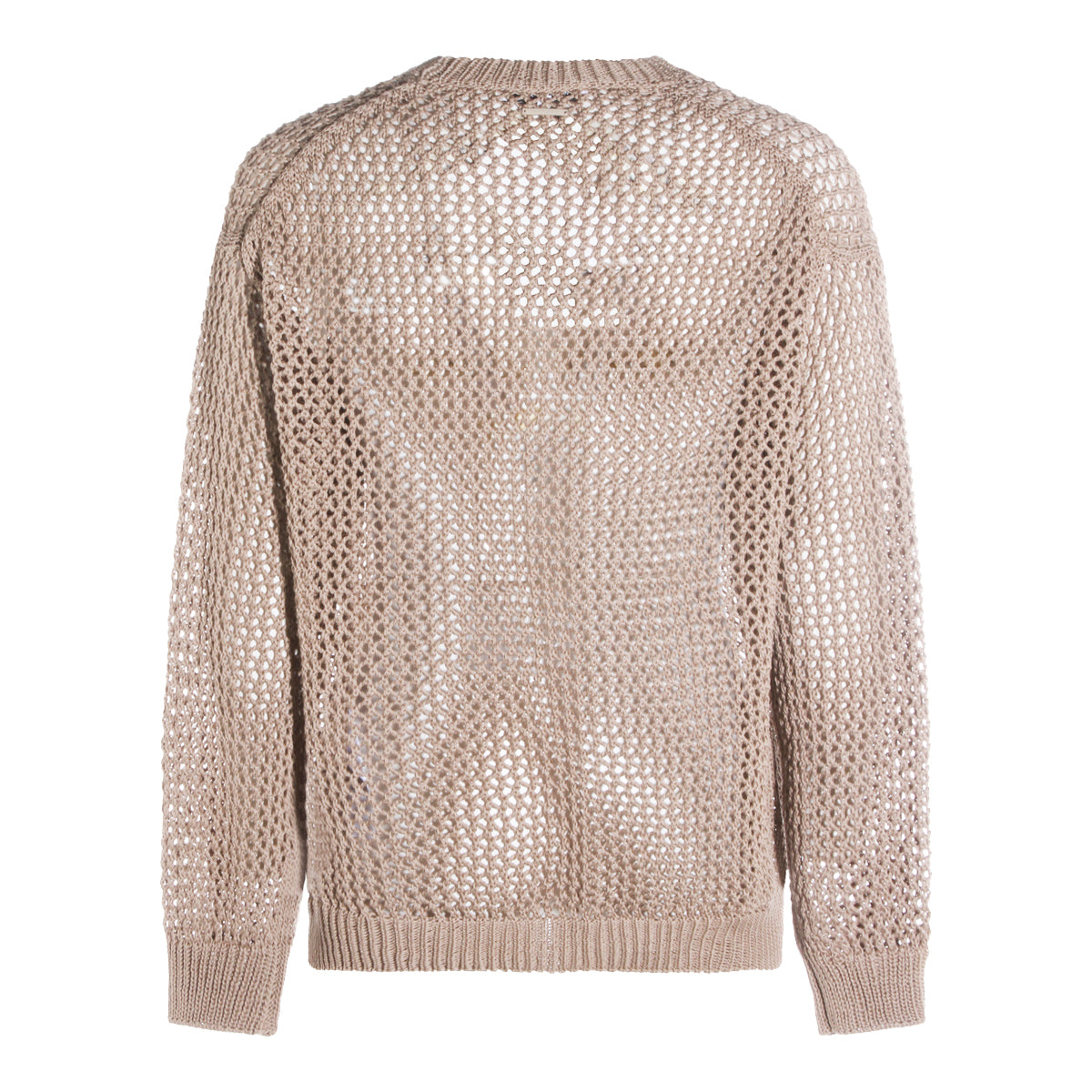 BEIGE COTTON KNITWEAR