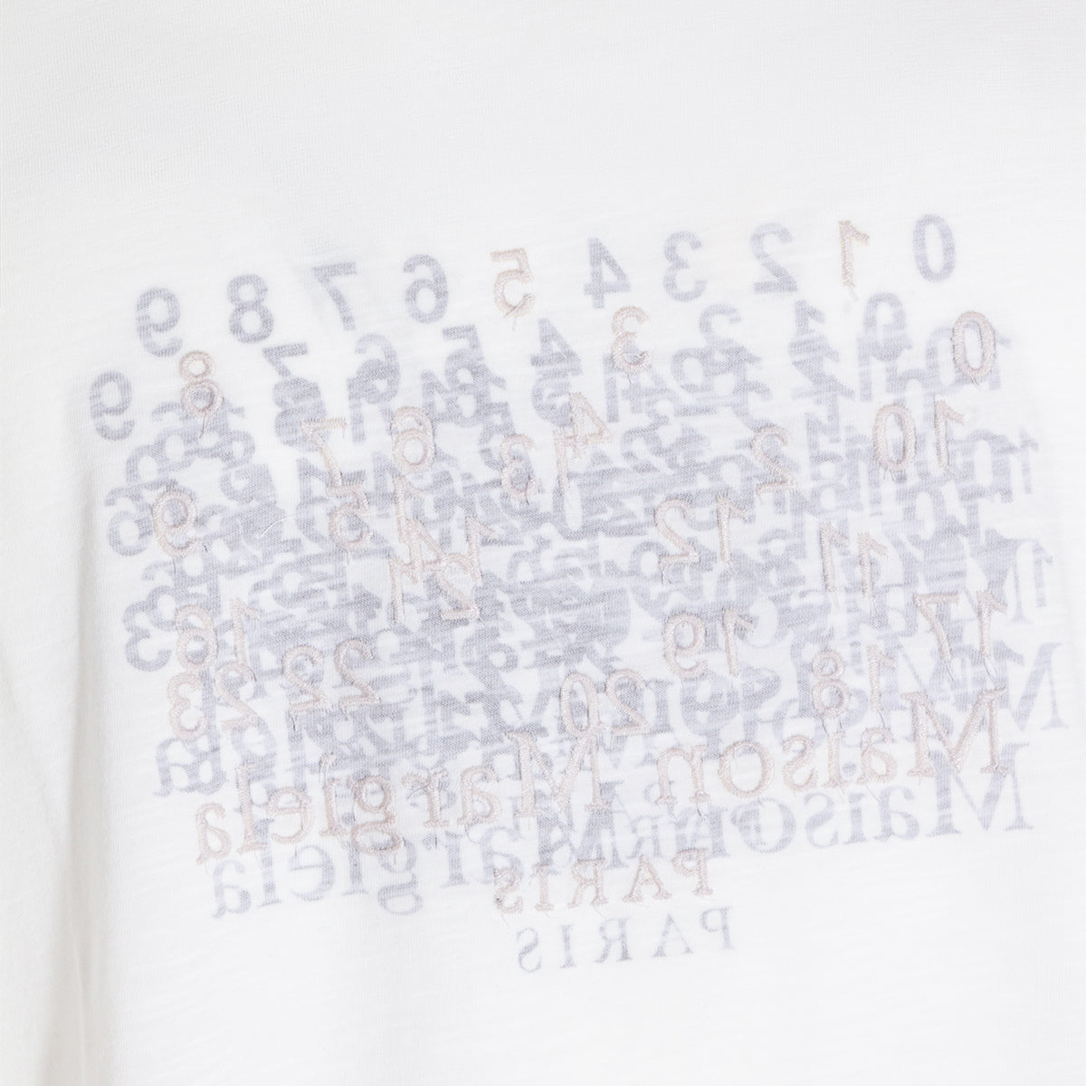 WHITE COTTON T-SHIRT