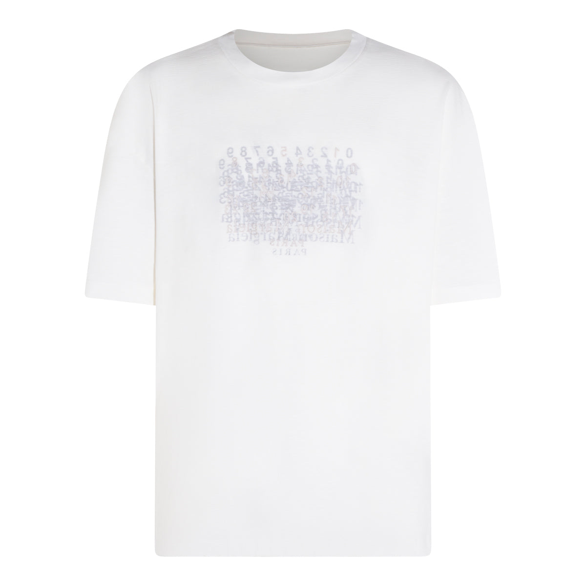 WHITE COTTON T-SHIRT