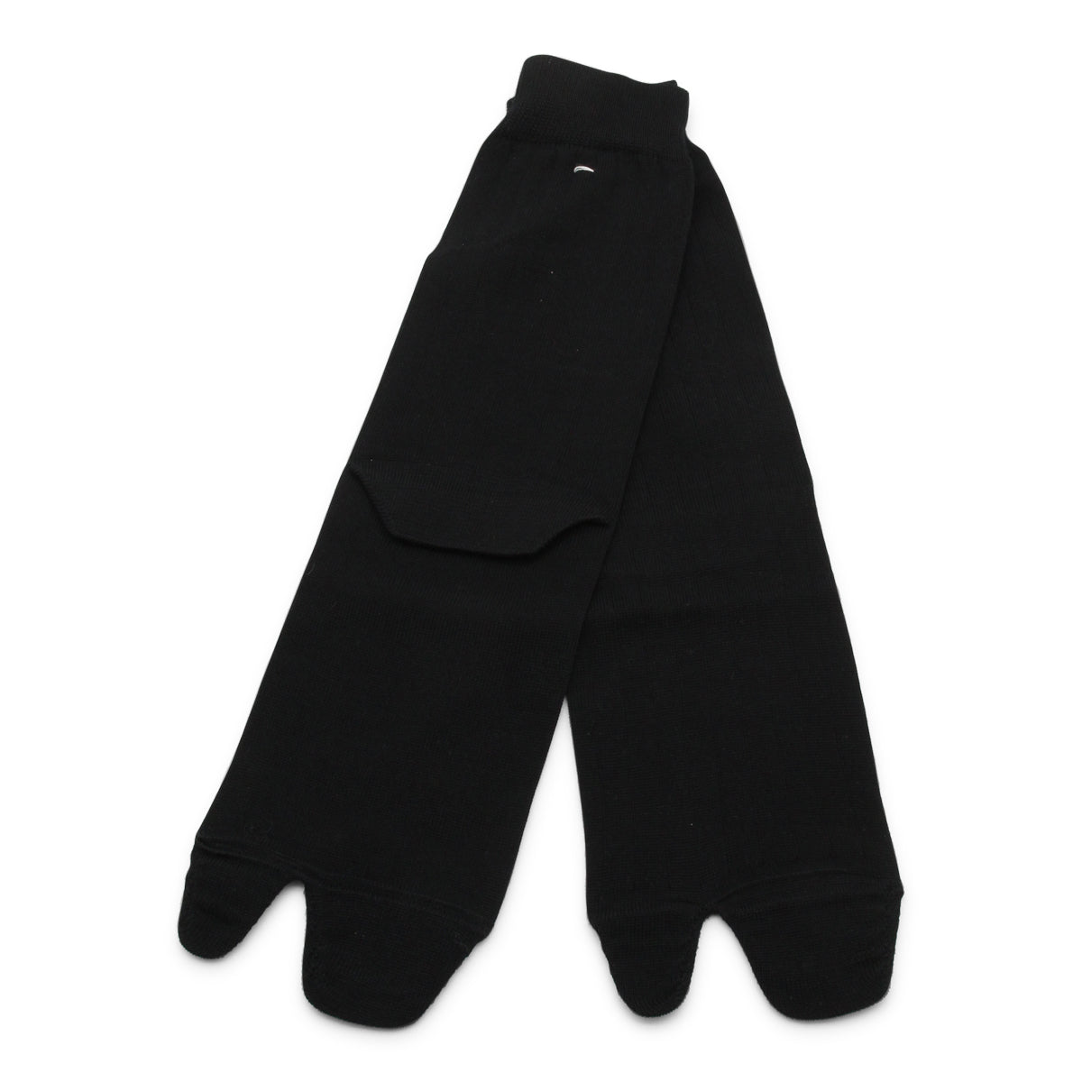 BLACK COTTON BLEND SOCKS