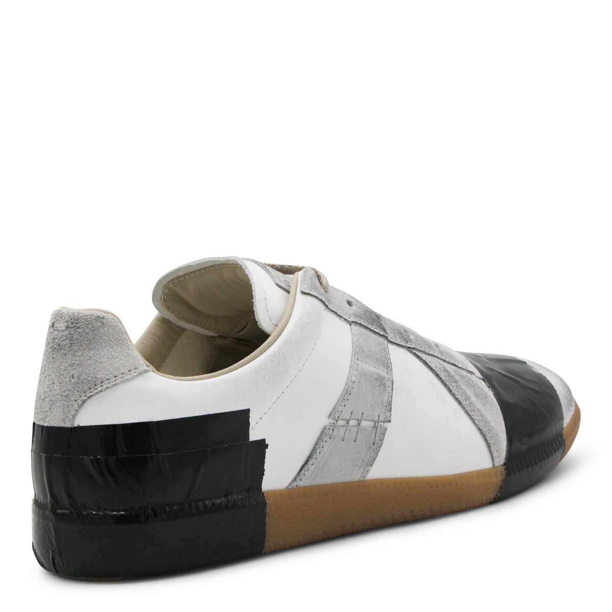 WHITE LEATHER SNEAKERS