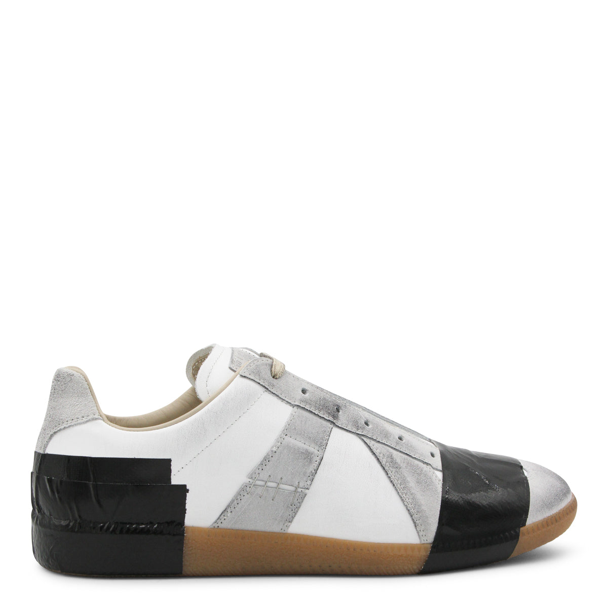 WHITE LEATHER SNEAKERS