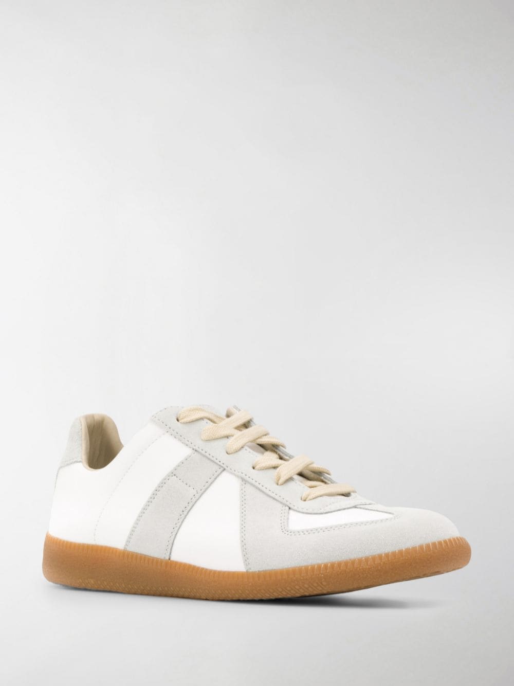 WHITE LEATHER REPLICA SNEAKERS