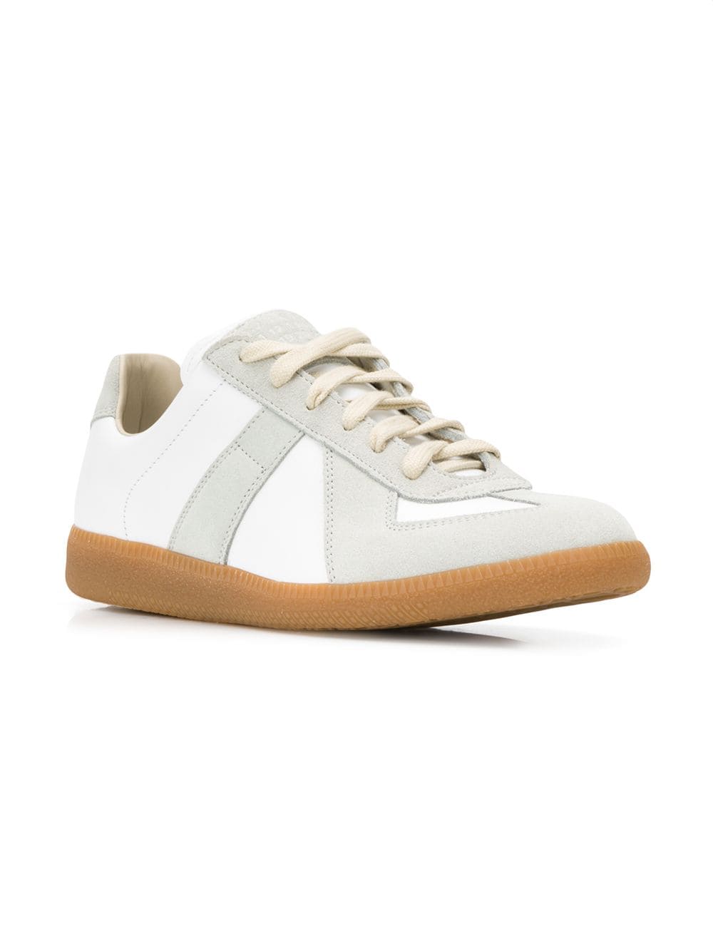 WHITE LEATHER REPLICA SNEAKERS
