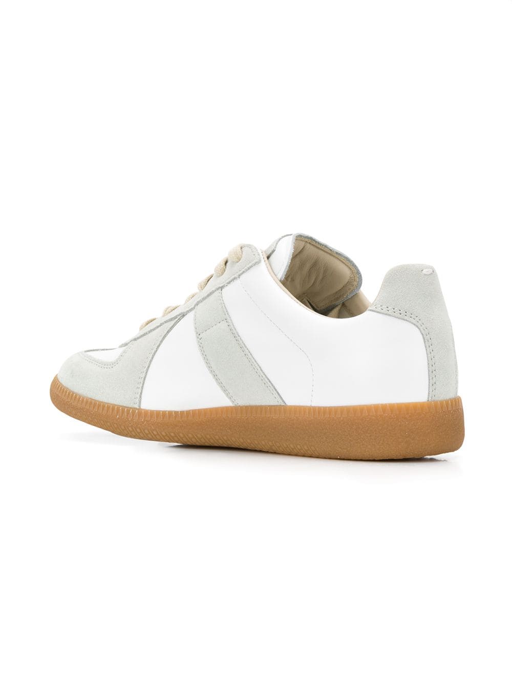 WHITE LEATHER REPLICA SNEAKERS