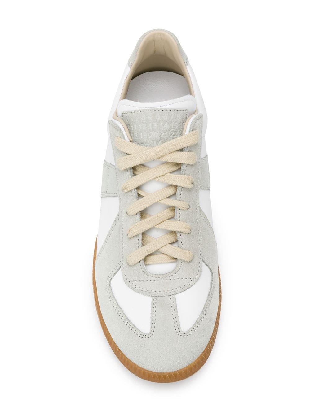 WHITE LEATHER REPLICA SNEAKERS