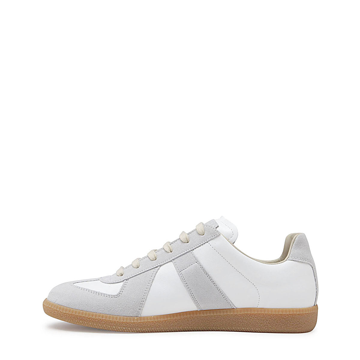WHITE LEATHER REPLICA SNEAKERS
