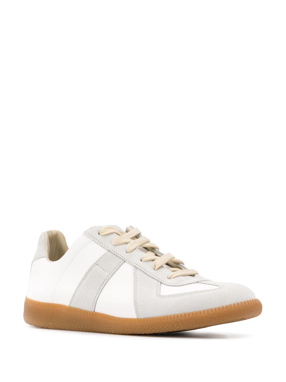WHITE LEATHER REPLICA SNEAKERS