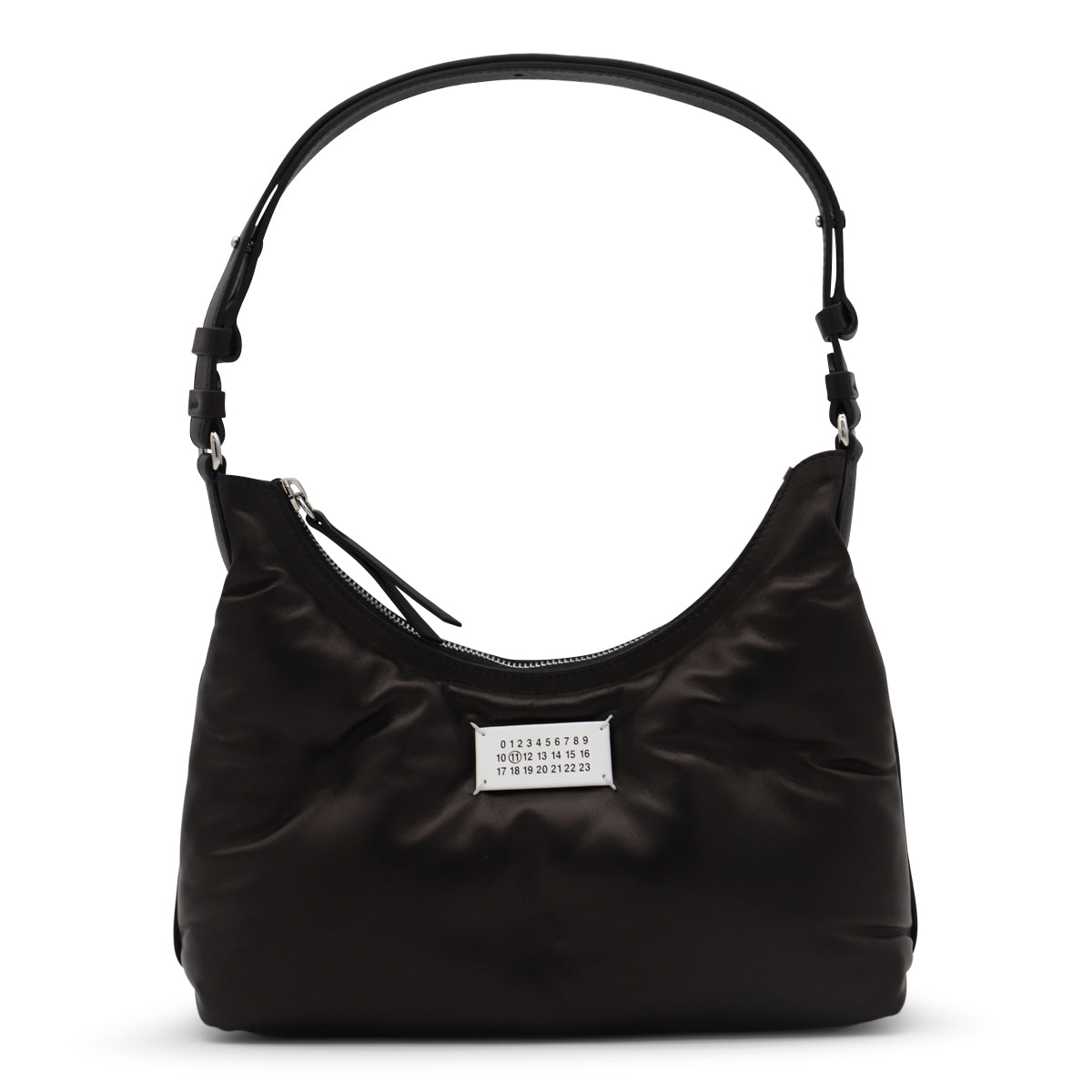 BLACK GLAM SLAM HOBO SMALL SHOULDER BAG