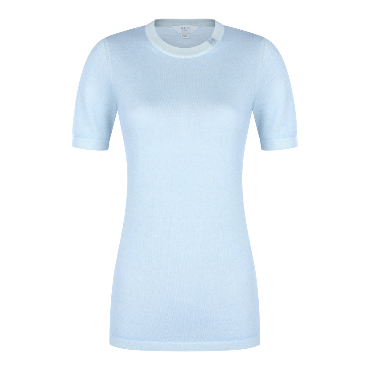 LIGHT BLUE COTTON KNITWEAR