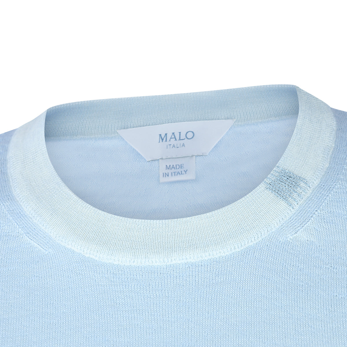 LIGHT BLUE COTTON KNITWEAR