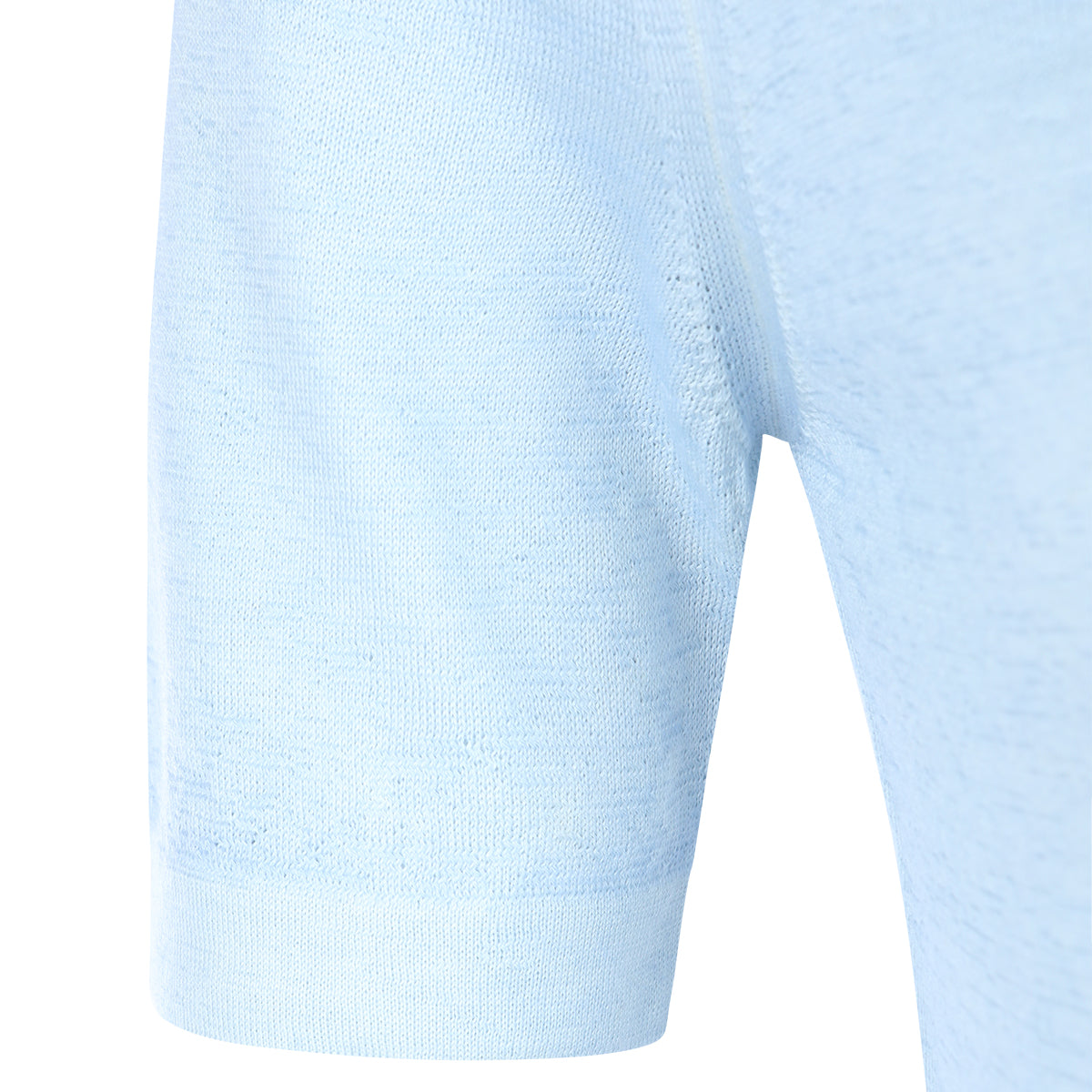 LIGHT BLUE COTTON KNITWEAR