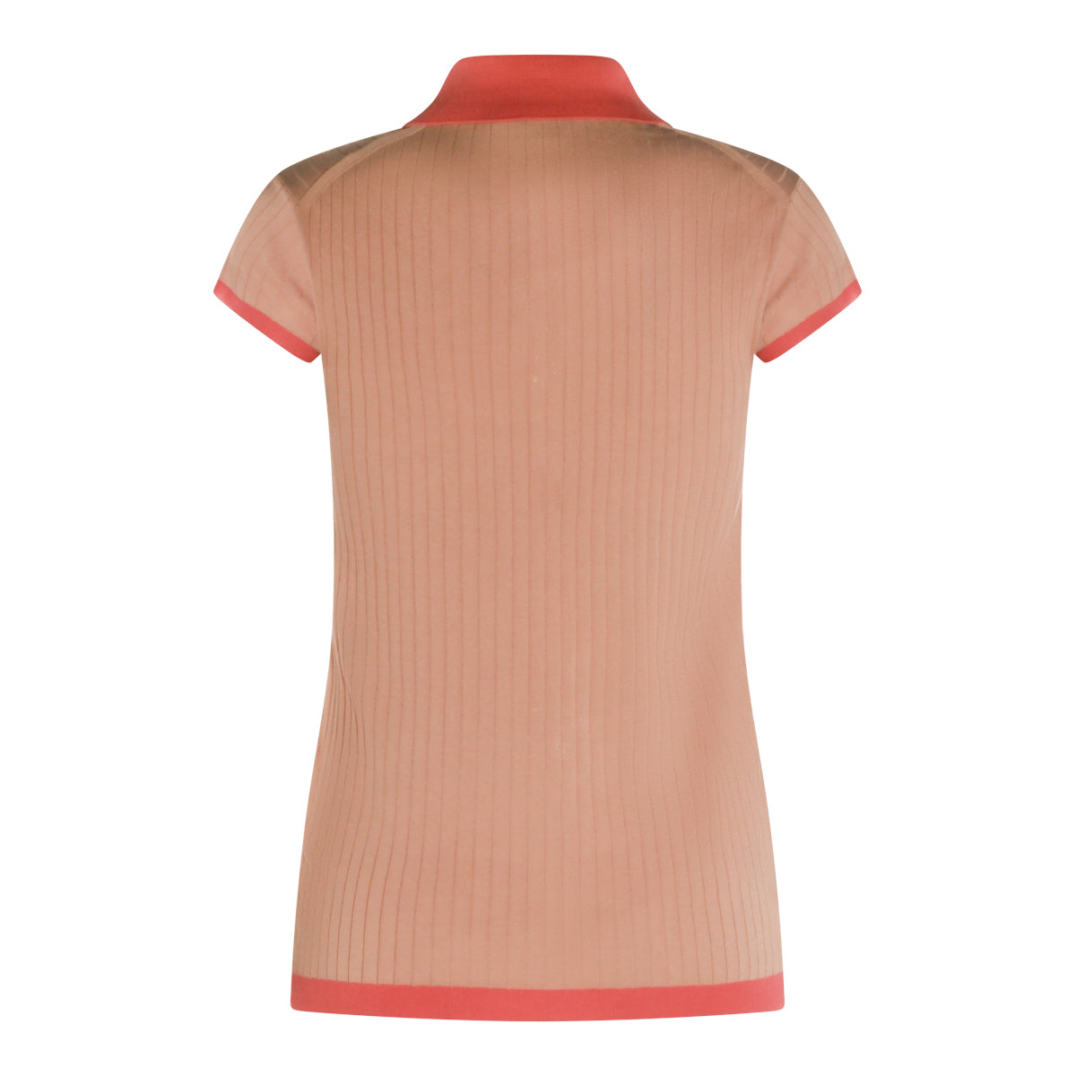 PINK AND RED COTTON POLO SHIRT
