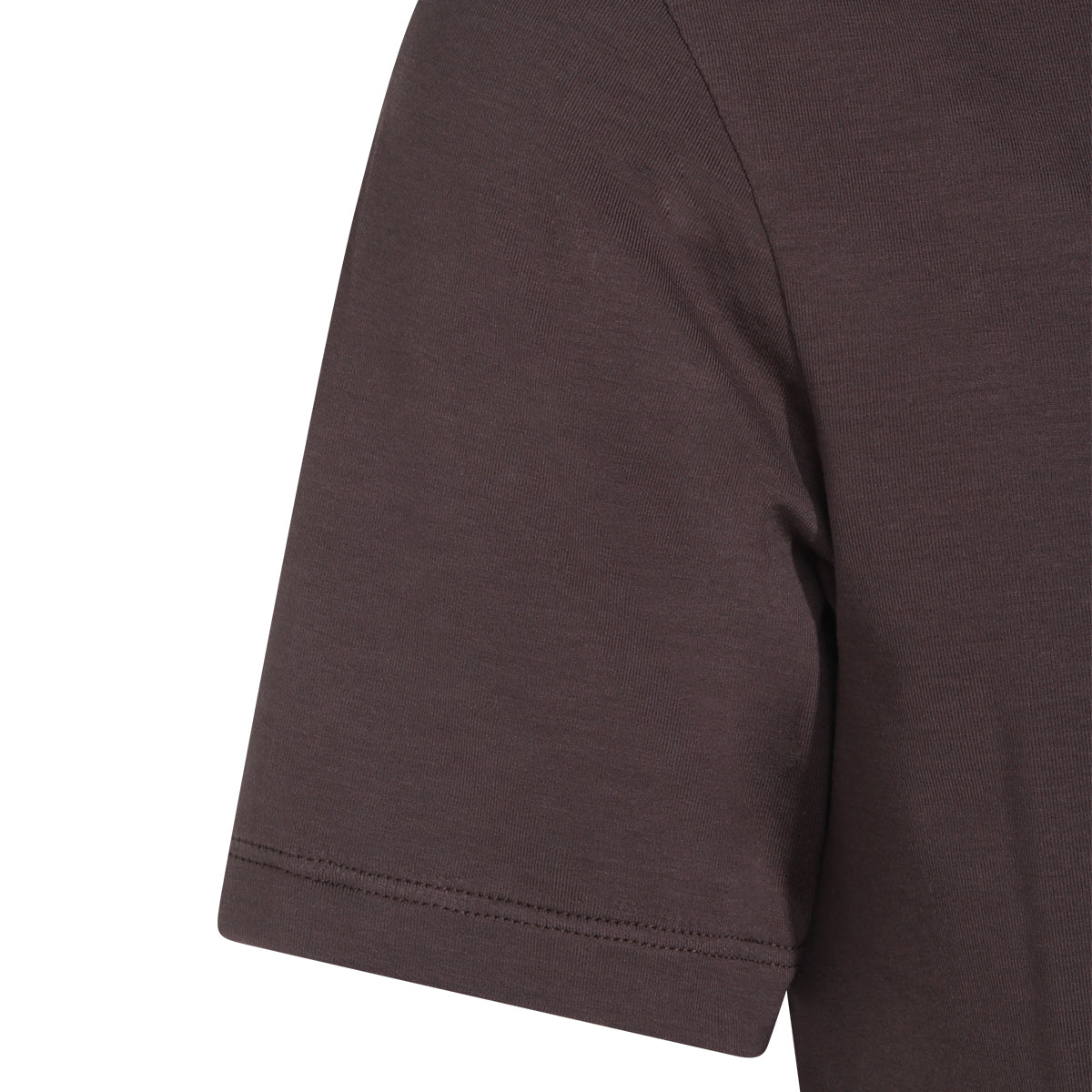 BROWN COTTON POLO SHIRT