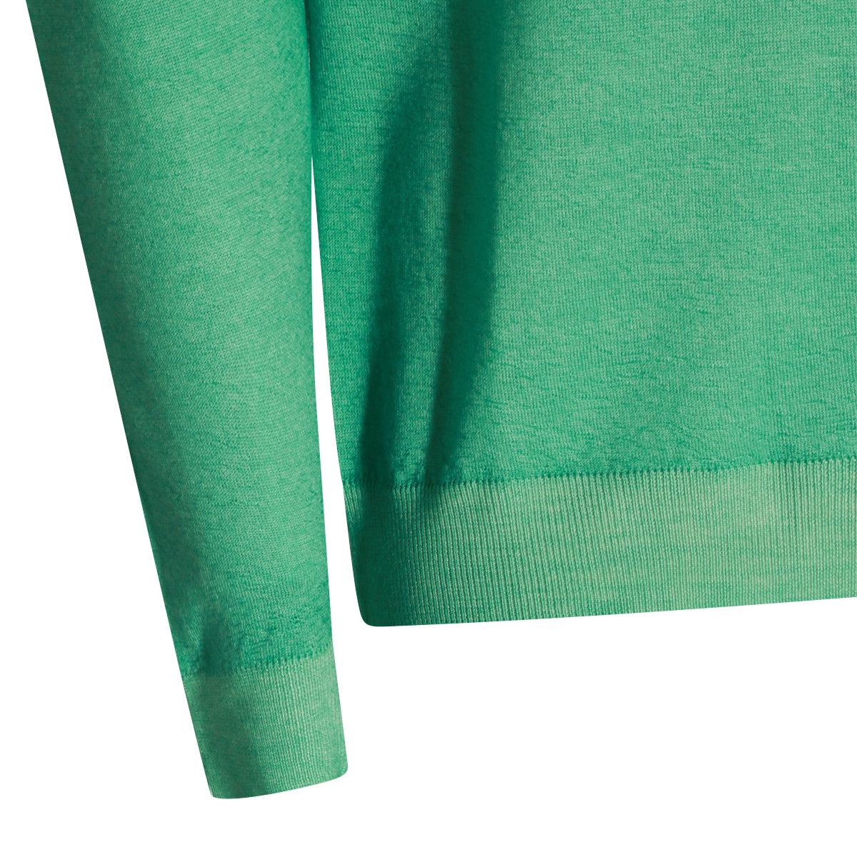 GREEN CASHMERE SWEATER
