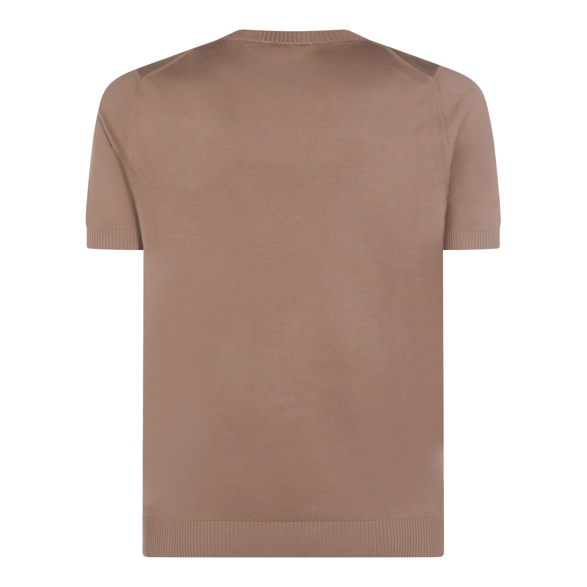 BEIGE COTTON T-SHIRT