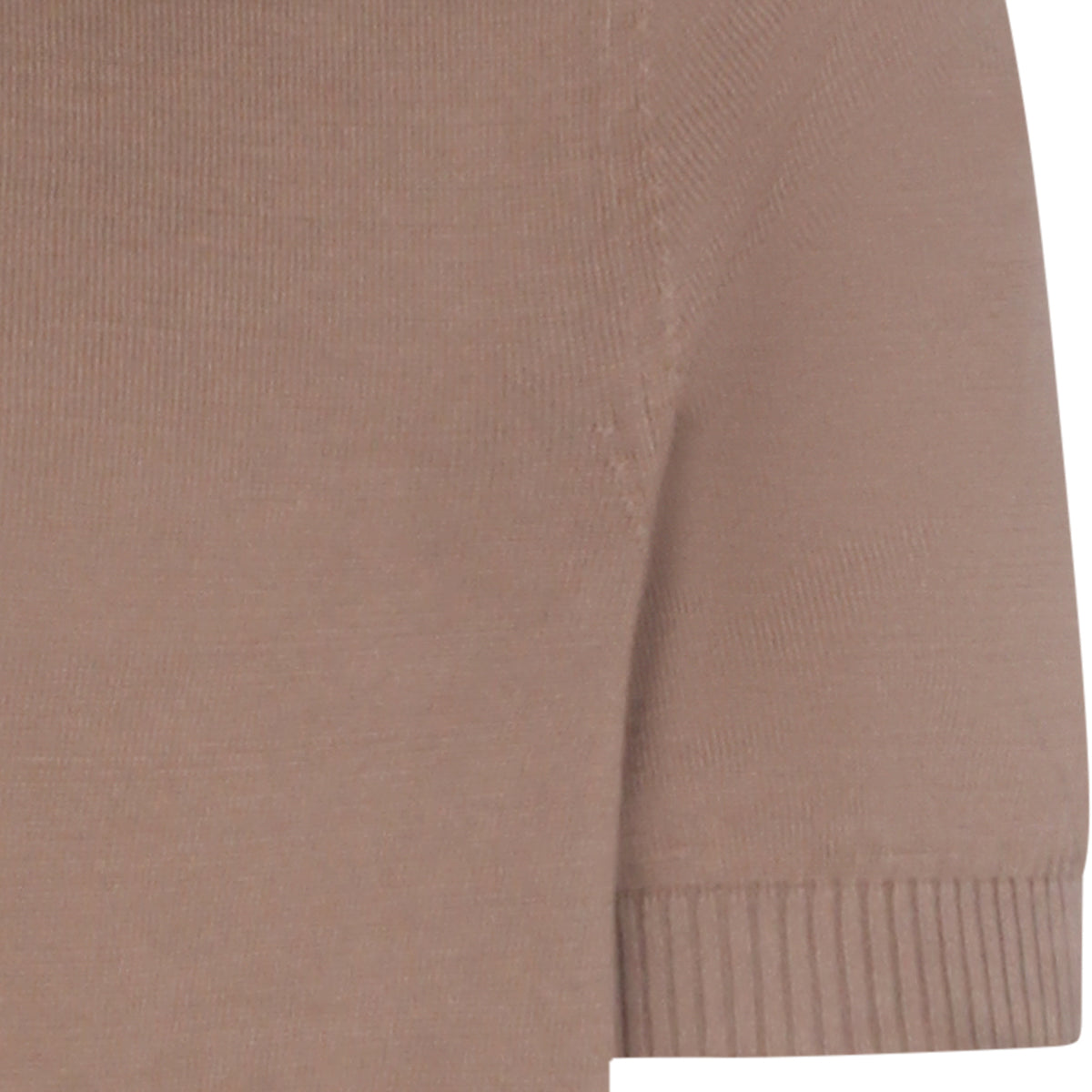 BEIGE COTTON T-SHIRT