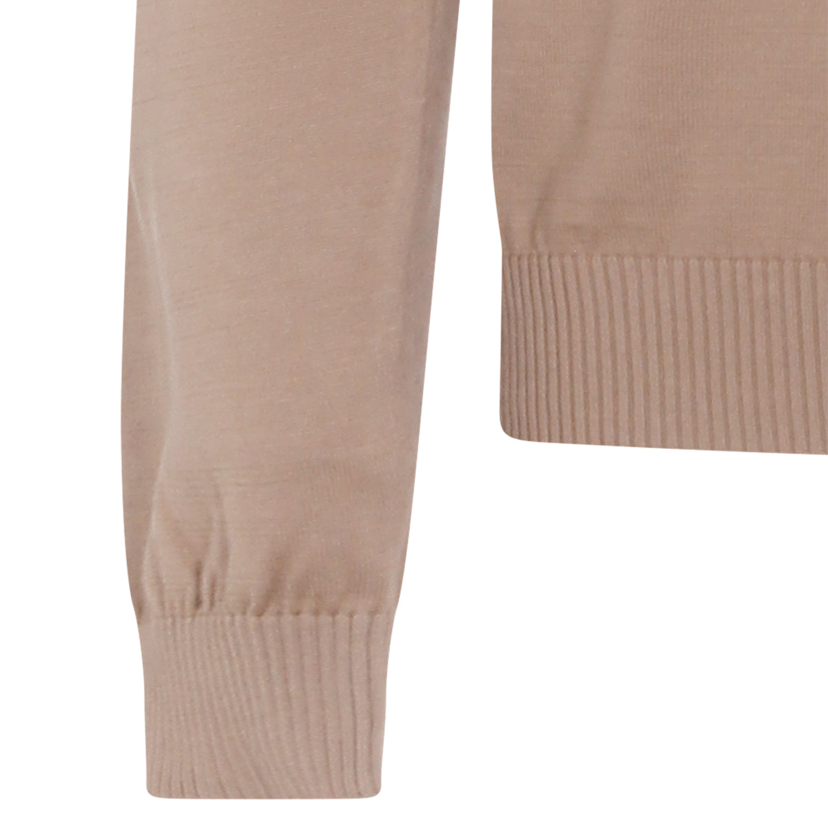 LIGHT BROWN COTTON POLO SHIRT