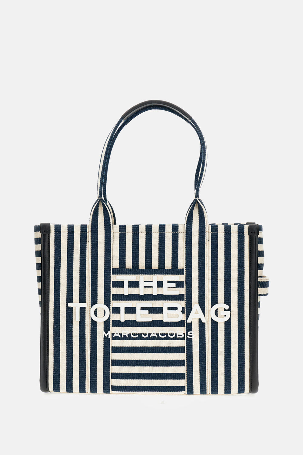 THE STRIPE CANVAS LARGE TOTE BAG