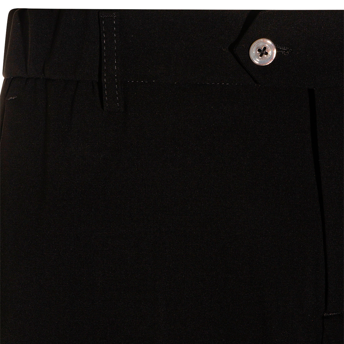 BLACK VIRGIN WOOL PANT