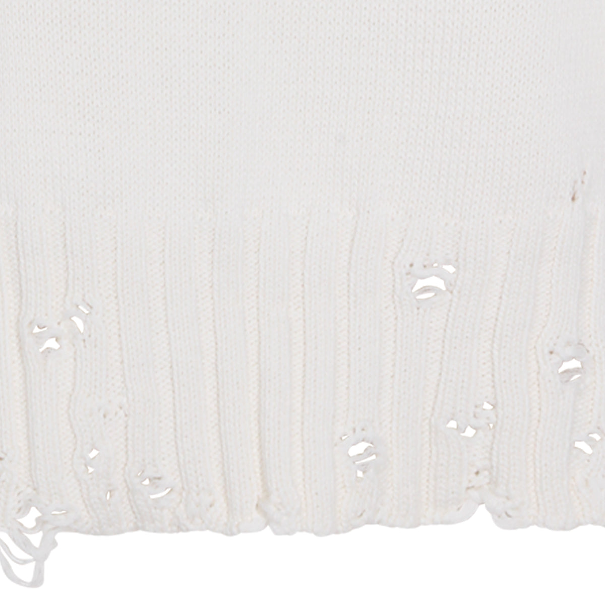 WHITE COTTON KNITWEAR