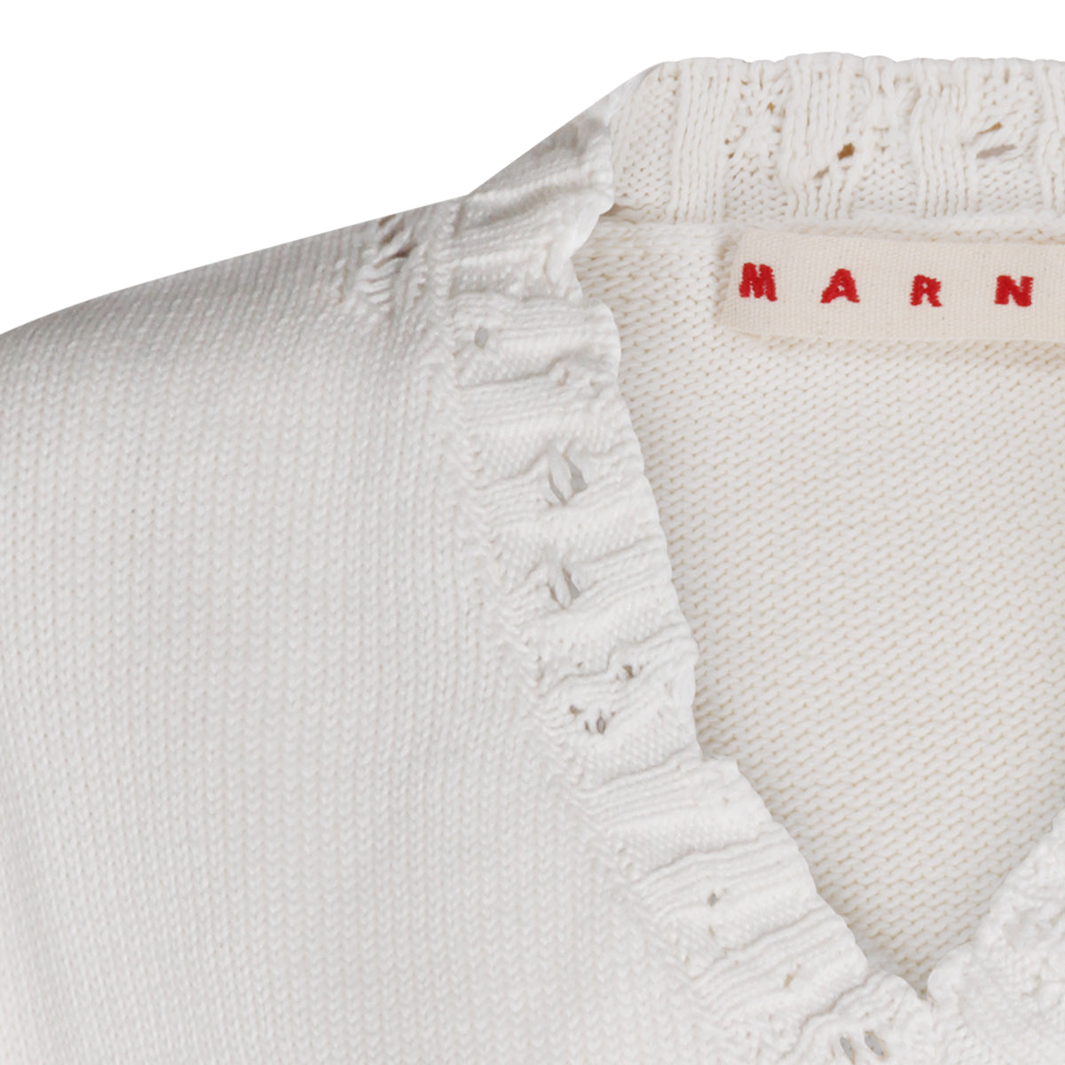 WHITE COTTON KNITWEAR