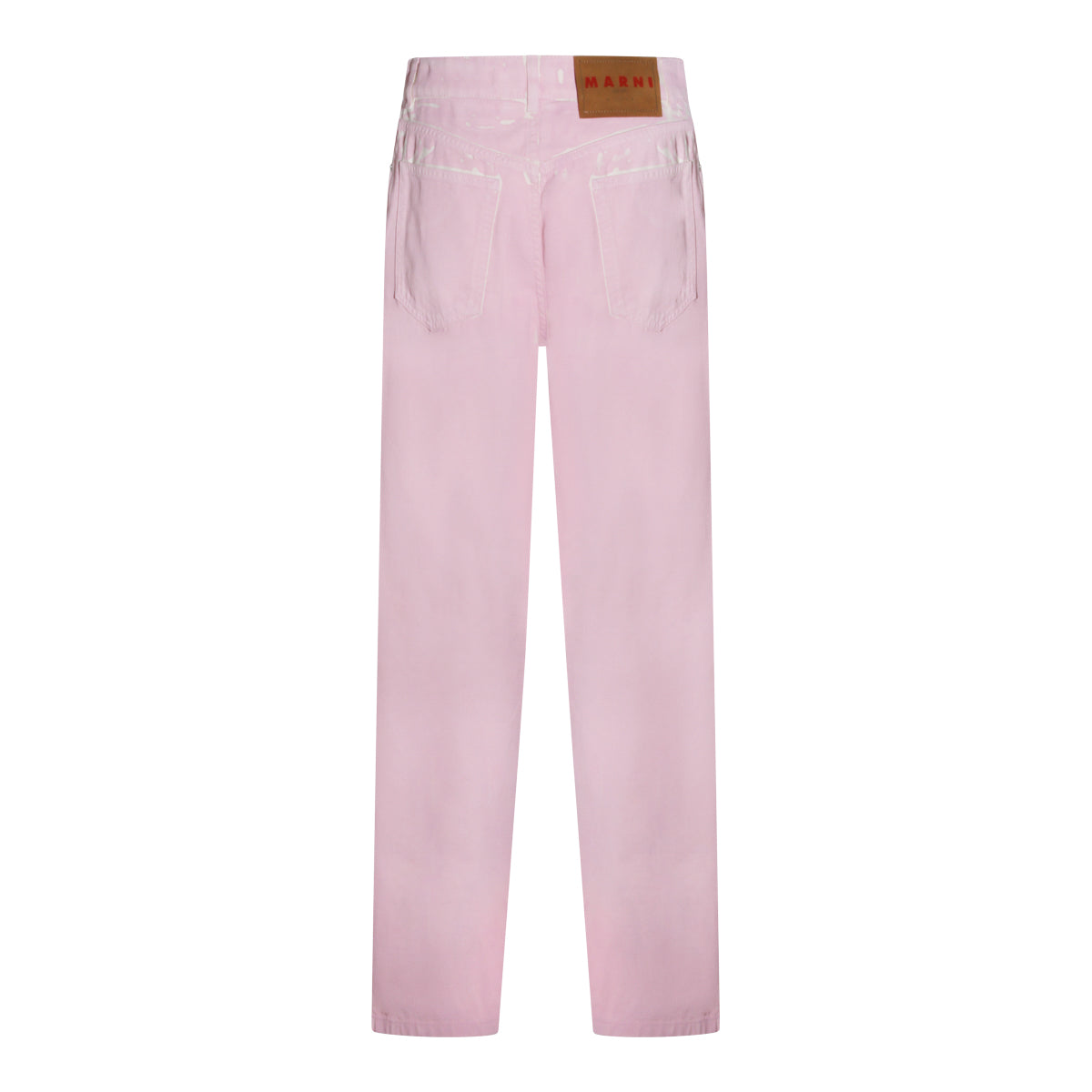 PINK GUMMY COTTON JEANS